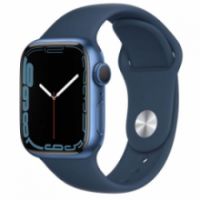 APPLE WATCH SERIES 7 GPS 41MM BLUE ALUMINIUM CASE WITH ABYSS BLUE SPORT BAND