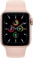 APPLE WATCH SE GPS GOLD ALUMINIUM CASE 40MM WITH PINK SAND SPORT BAND