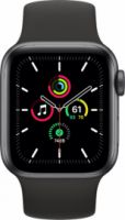 APPLE WATCH SE GPS SPACE GRAY ALUMINIUM CASE 40MM WITH BLACK SPORT BAND