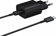 SAMSUNG FAST TRAVEL CHARGER 25W TYPE-C TO TYPE C BLACK